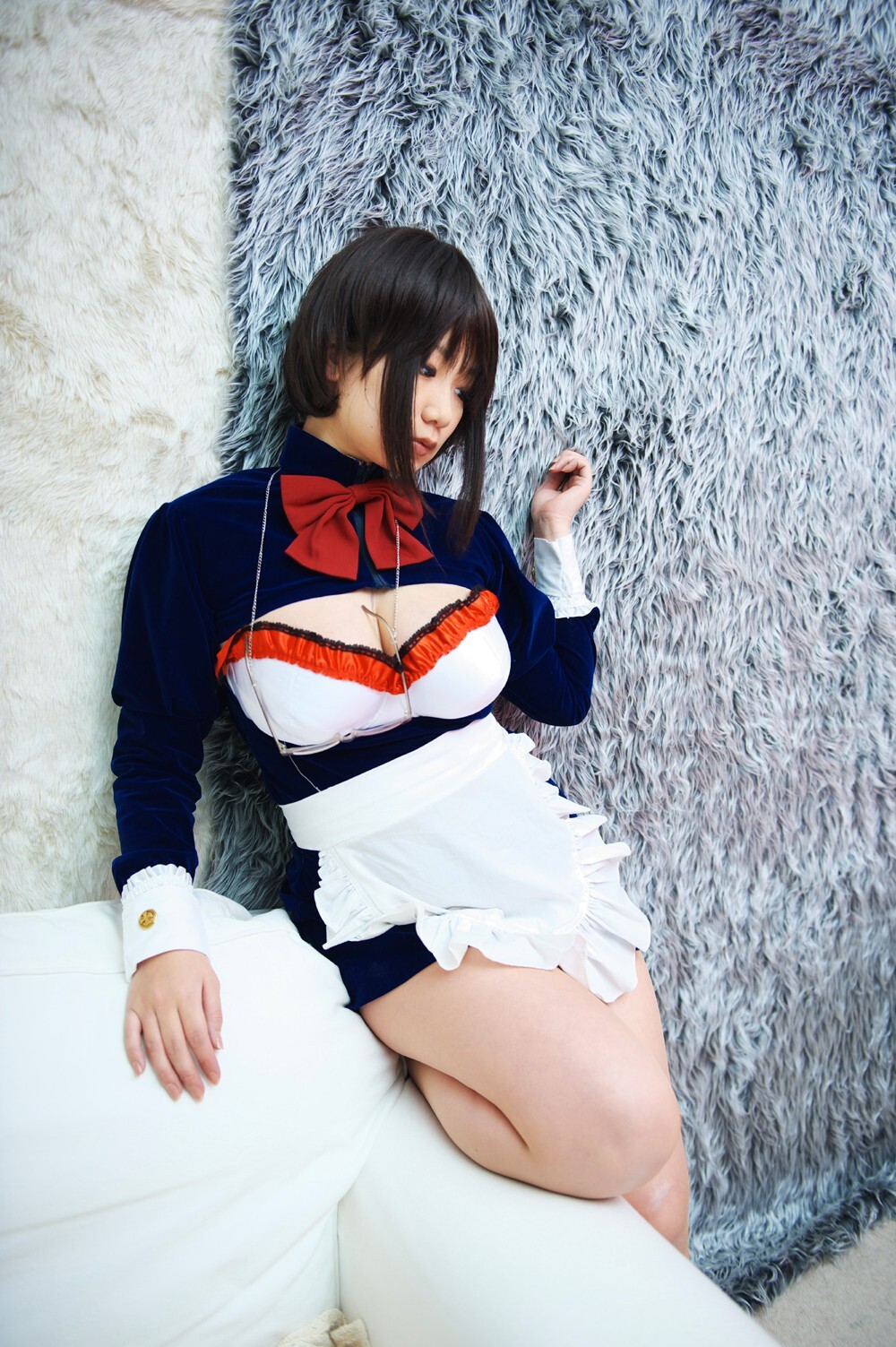 [Cosplay] 2013.03.28 Sexy Maid - Big Tits 1